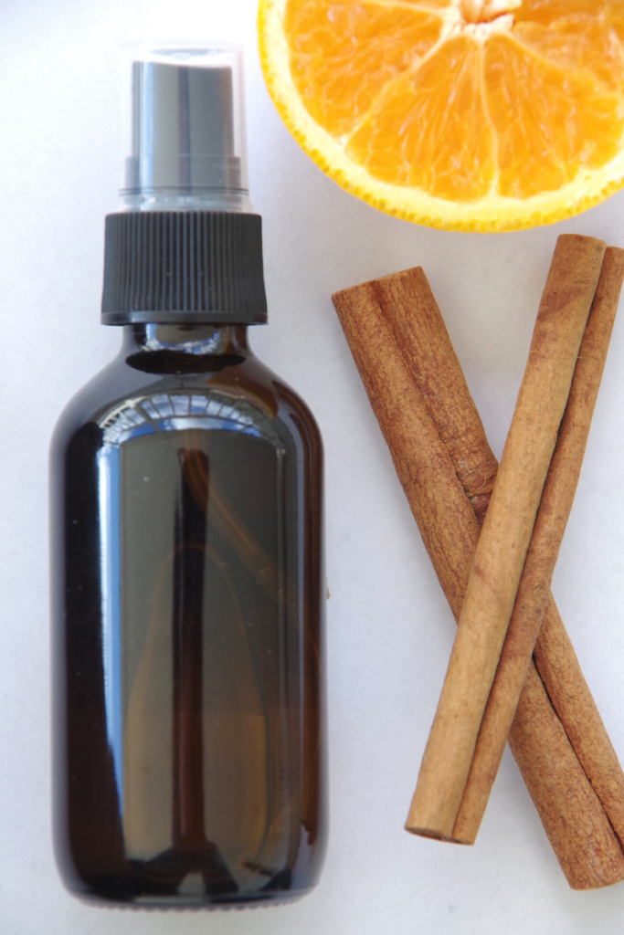 Homemade Hand Sanitizer Spray with Essential Oils