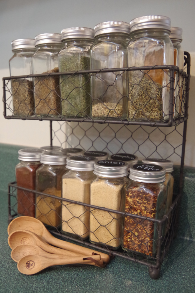 How to Organize Kitchen Spices - Smoky Mountain Farmhouse